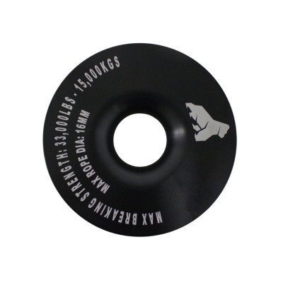Kit Polea 33.000 libras para piola sintética de aluminio con Grillete Soft  y Guantes Gorilla Force