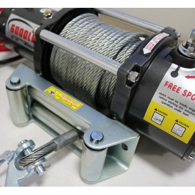 Winche G-Force 6.000 libras Heavy Dutty Pro 12v control remoto manual e inalámbrico piola acero