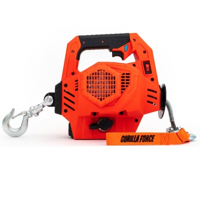 Gorilla Force 450 Winche cabrestante eléctrico portátil capacidad 450 kg o 1000 lb con piola sintética de 12mts. 2 baterias Gorilla Force 450 Winche cabrestante eléctrico portátil capacidad 450 kg o 1000 lb con piola sintética de 12mts. 2 baterias