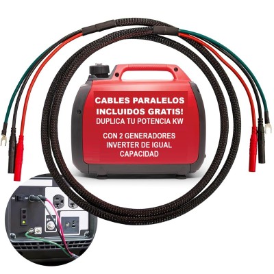 Generador Inverter Gasolina 2000w Gorilla Force Encendido Manual con Piola
