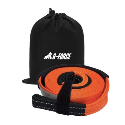 Kit Cinta de Tiro Snatch Strap Recuperación Rescate Eslinga 8 Toneladas 9 metros polea y grilletes G-FORCE