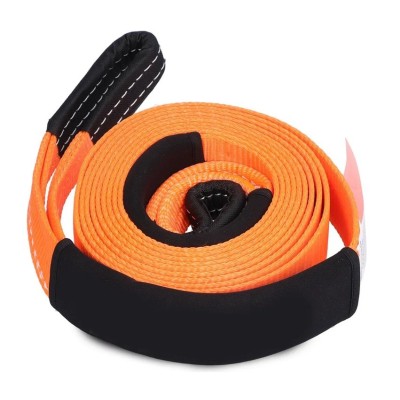 Kit Cinta de Tiro Snatch Strap Recuperación Rescate Eslinga 12 Toneladas 9 metros polea aluminio y grillete soft G-FORCE