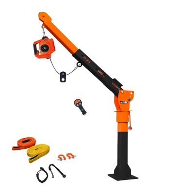 Grúa Giratoria 1000KG G-Force  Winche portátil con batería litio (piola acero)