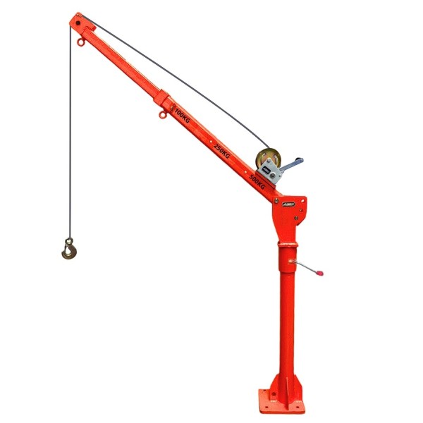 Grúa Giratoria Pluma 500KG G-Force Malacate manual  (piola acero)