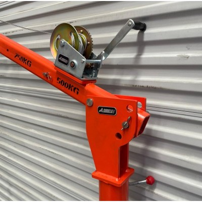 Grúa Giratoria Pluma 500KG G-Force Malacate manual  (piola acero)