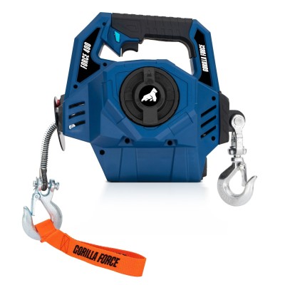 Kit Full Maletin Gorilla Force 400 Winche portátil con 2 baterías litio (piola sintética 12mts)