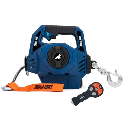 Kit Full Maletin Gorilla Force 400 Winche portátil con 2 baterías litio (piola sintética 12mts)