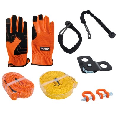 Kit Full Maletin Gorilla Force 450 Winche portátil con 2 baterías litio (piola sintética 12mts)