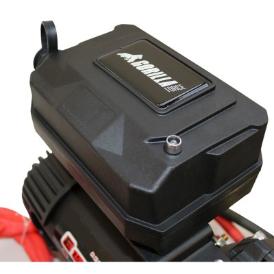 Winche Gorilla Force 15.000 libras 24v control remoto manual e inalámbrico