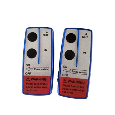 Winche Eléctrico Portátil 3.000 libras 12v Piola Sintética desmontable y control remoto