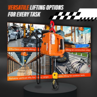 Toyo-Intl Japan Tecle Portátil 500 kg control remoto inalámbrico 1500w 220v y accesorios