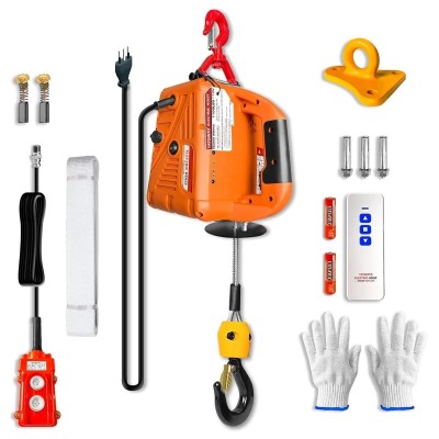 Toyo-Intl Japan Tecle Portátil 500 kg control remoto inalámbrico 1500w 220v y accesorios