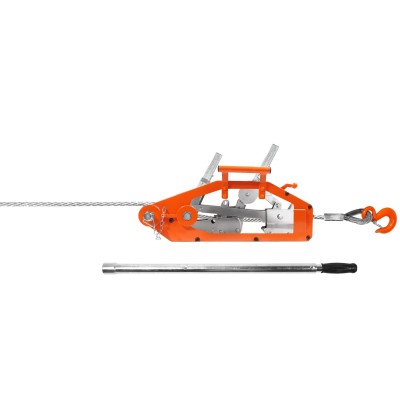 Toyo-Intl Japan Tecle Tirfor 0.8 ton 20 metros profesional aluminio reforzado caja madera