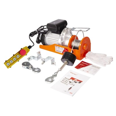 Toyo-Intl Japan Tecle Portátil 1200 kg  Izaje control remoto carro guía eléctrico 1900w 220v certificado