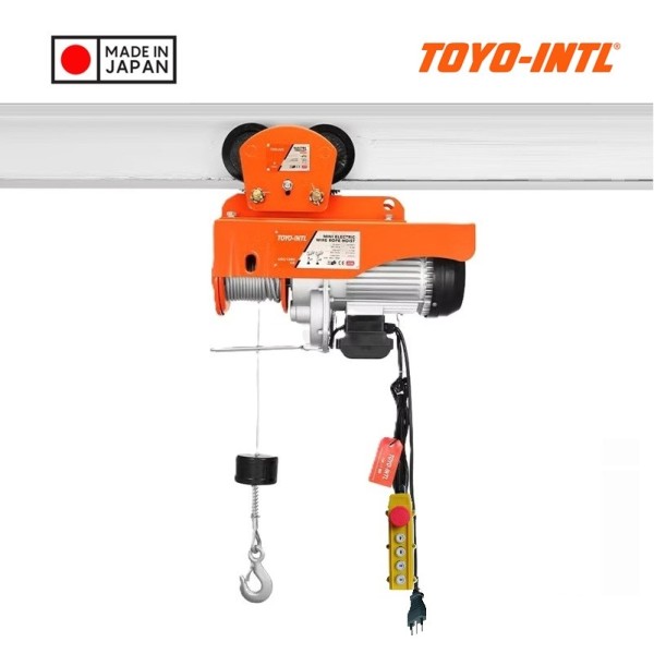 Toyo-Intl Japan Tecle Portátil 1200 kg  Izaje control remoto carro guía eléctrico 1900w 220v certificado