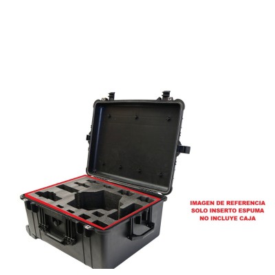 Repuesto Inserto Espuma para Maleta seguridad rotomoldeada IP55 ruedas y manillas Gorilla Force 400 y 450