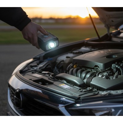 Partidor Arrancador de Baterías 1250A 12V con Linterna y Power Bank G-FORCE