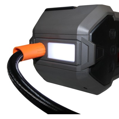 Partidor Arrancador de Baterías 3000A y Compresor 12V con Linterna y Power Bank G-FORCE