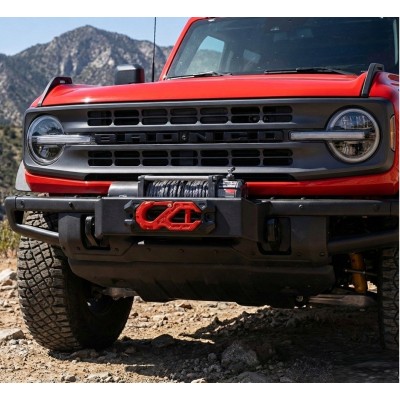 Pasa Piola Magnético con Gancho Metálico Rojo CNC 45.000 lbs piola sintética G-FORCE  SAM HOOK & HAWSE FAIRLEAD