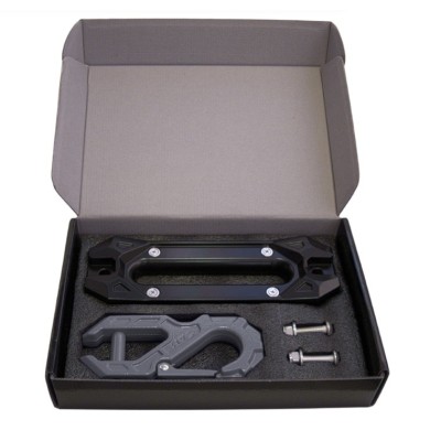 Pasa Piola Magnético con Gancho Metálico Gris CNC 45.000 lbs piola sintética G-FORCE  SAM HOOK & HAWSE FAIRLEAD