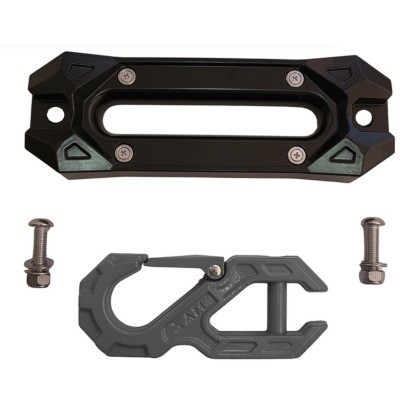 Pasa Piola Magnético con Gancho Metálico Gris CNC 45.000 lbs piola sintética G-FORCE  SAM HOOK & HAWSE FAIRLEAD