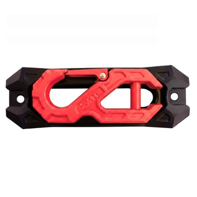 Pasa Piola Magnético con Gancho Metálico Rojo CNC 45.000 lbs piola sintética G-FORCE  SAM HOOK & HAWSE FAIRLEAD