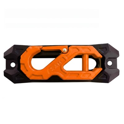 Pasa Piola Magnético con Gancho Metálico Naranjo CNC 45.000 lbs piola sintética G-FORCE  SAM HOOK & HAWSE FAIRLEAD