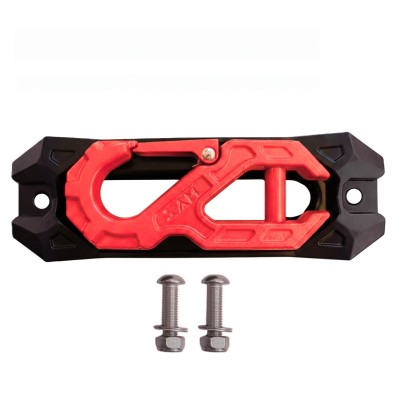Pasa Piola Magnético con Gancho Metálico Rojo CNC 45.000 lbs piola sintética G-FORCE  SAM HOOK & HAWSE FAIRLEAD