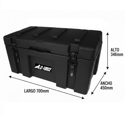 Caja Rotomoldeada 70lts multipropósito  Overland & Off Road
