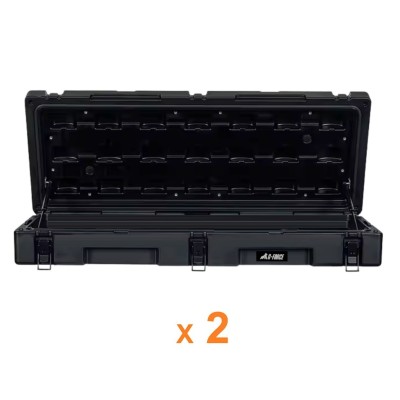 2 Cajas Rotomoldeada 83lts multipropósito con bombines Overland & Off Road