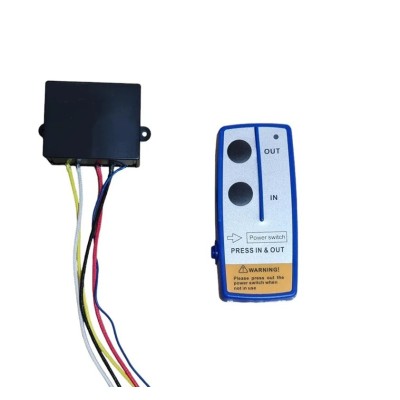Repuesto transmisor y receptor con control remoto inalámbrico para winches 12V