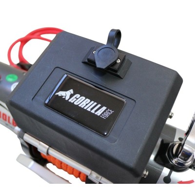 Winche G-Force 6.500 libras S Heavy Dutty Pro 12v control remoto manual e inalámbrico piola sintética