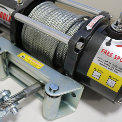 Winche G-Force 6.500 libras Heavy Dutty Pro 12v control remoto manual e inalámbrico piola acero