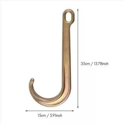 2 Ganchos tipo J 5600 libras G70 grúas G-FORCE profesional con Grillete 5/8"