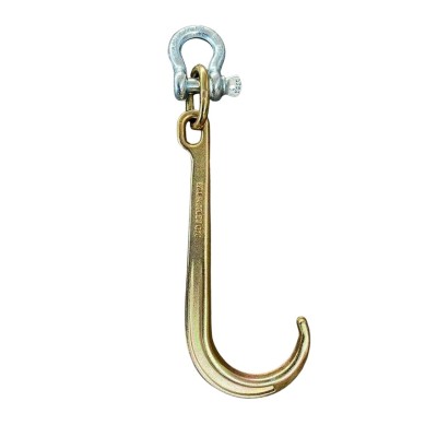 Gancho con cadena tipo J 5600 libras G70 grúas G-FORCE profesional 3/8" cadenas de remolque forjadas en V y 25"