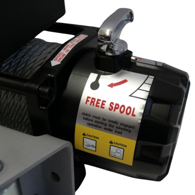 Pack Gruero Winche Gorilla Force 12.000 libras 12v control remoto manual e inalámbrico y accesorios