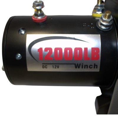 Pack Gruero Winche Gorilla Force 12.000 libras 12v control remoto manual e inalámbrico y accesorios
