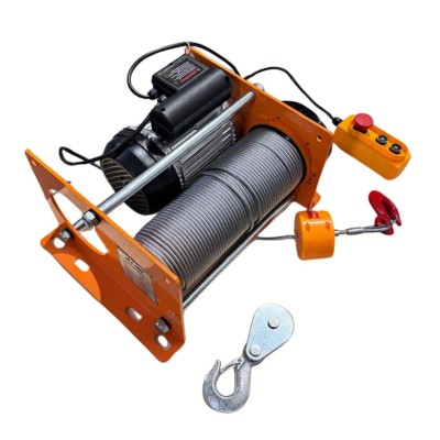 Winche Tecle 1000kg  piola acero 100 mts G-Force con Polea