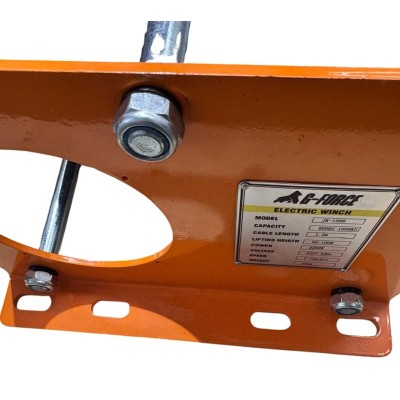 Winche Tecle 1000kg  piola acero 100 mts G-Force con Polea