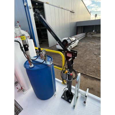 Grúa Giratoria Pluma 500KG 12V G-Force (piola acero)