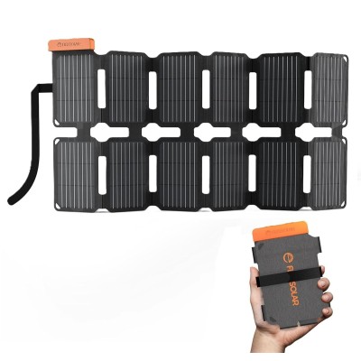 FlexSolar MINI Panel Solar Cargador Plegable de 36W USB-A USB-C Portátil de Emergencia Monocristalino Impermeable