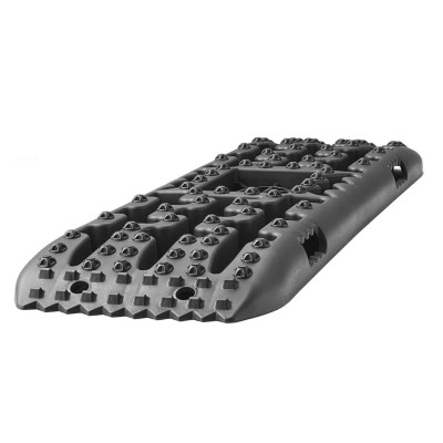 Kit Tablas de tracción recuperación, soportes y guantes  4x4 par con soporte HI-LIFT color negras