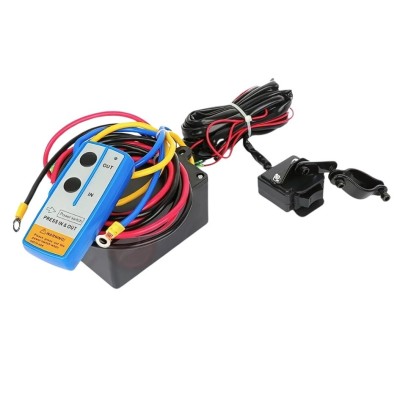 Winche Gorilla Force 3.500 libras 12v piola acero control remoto manual e inalámbrico
