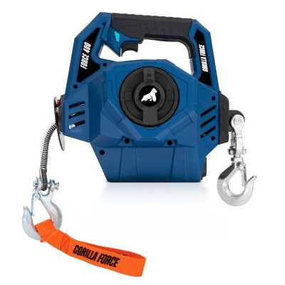 Grúa Giratoria Pluma 400KG Extensible G-Force Winche portátil con batería litio (piola acero)