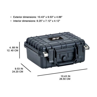 Maleta Rotomoldeada 4.4lts IP55  rígida multipropósito con relleno G-FORCE