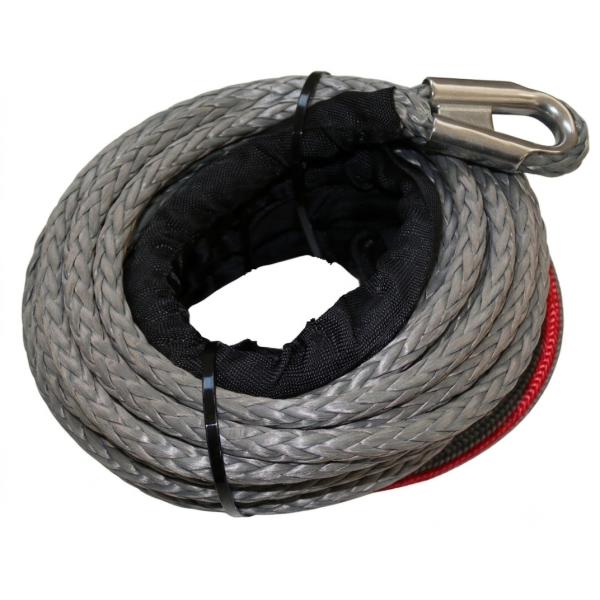 Repuesto Piola Sintética de 10.5mm x 24m Gris  para winches de 12.000 libras Gorilla Force