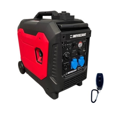 Generador Inverter Gasolina 4000w Miyazaki Encendido Eléctrico , Manual y Control Remoto