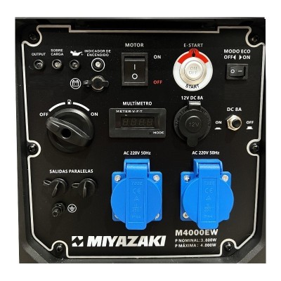 Generador Inverter Gasolina 4000w Miyazaki Encendido Eléctrico , Manual y Control Remoto