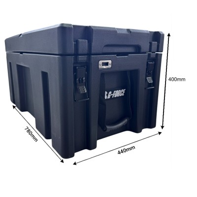 Caja Rotomoldeada 102lts multipropósito con bombines Overland & Off Road