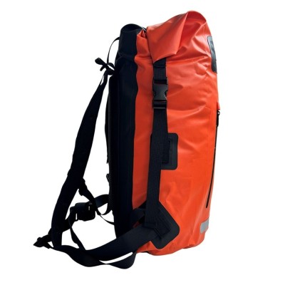 Mochila Outdoor G-FORCE 35 litros 100% Impermeable Naranja + bolso 2 litros para celulares